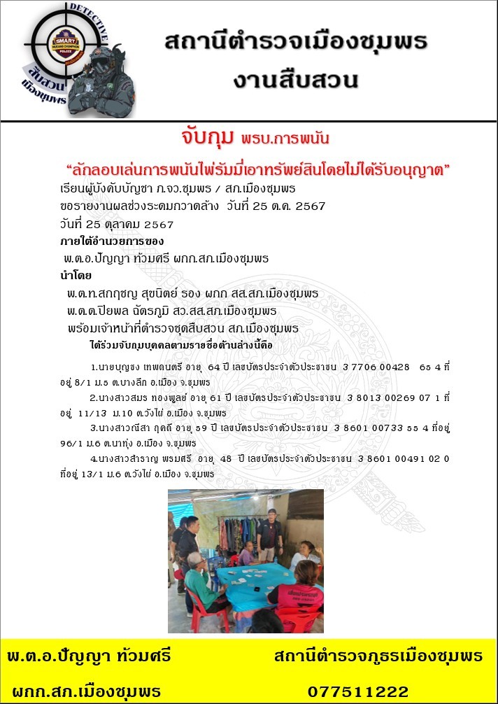 LINE ALBUM รายงานผลการปฏิบัติประจำเดือนตุลาคม 2567 250331 41