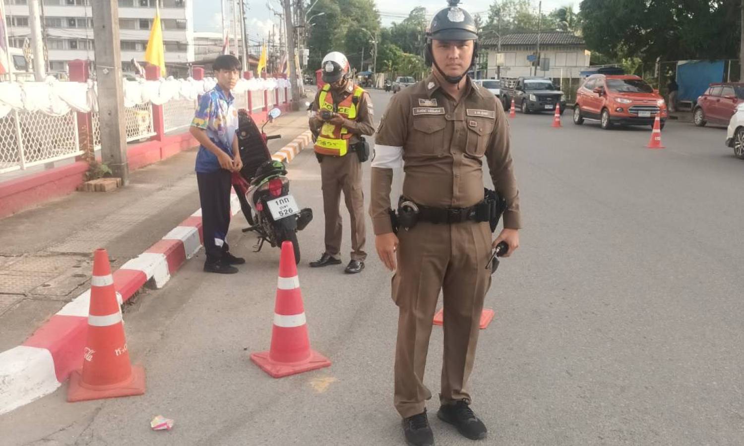 ผลการปฏิบัติงานจราจรประจำเดือนเมษายน 2569